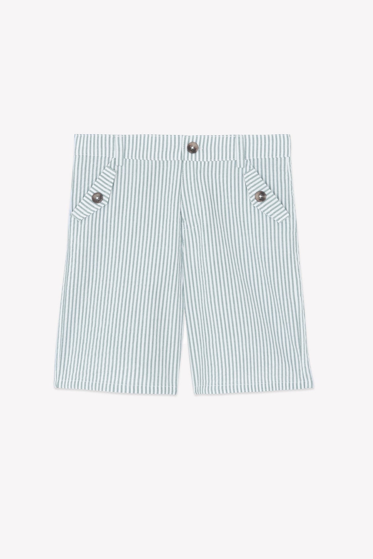 ZNO PICS // Short - Emeraude rayures