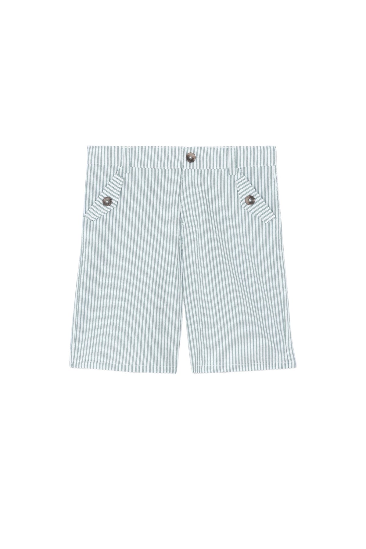 Short - Emeraude rayures