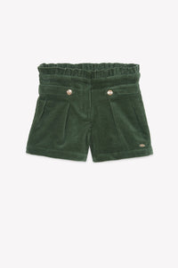 Short - Vert de gris velours