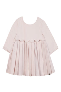 Robe - Rose pâle plis religieux