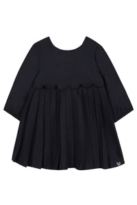 Robe - Marine plis religieux