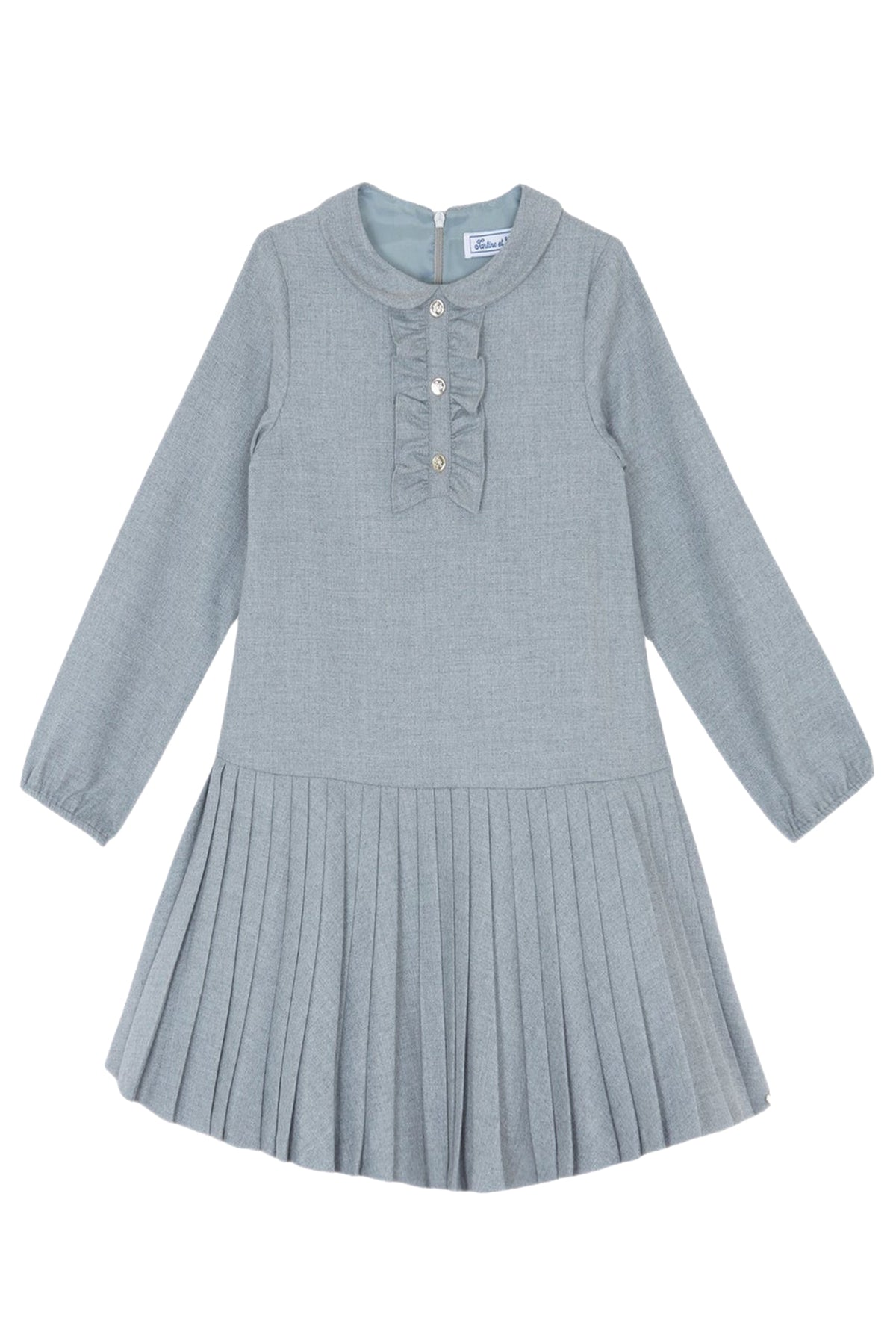 Robe preppy winter - Gris chiné