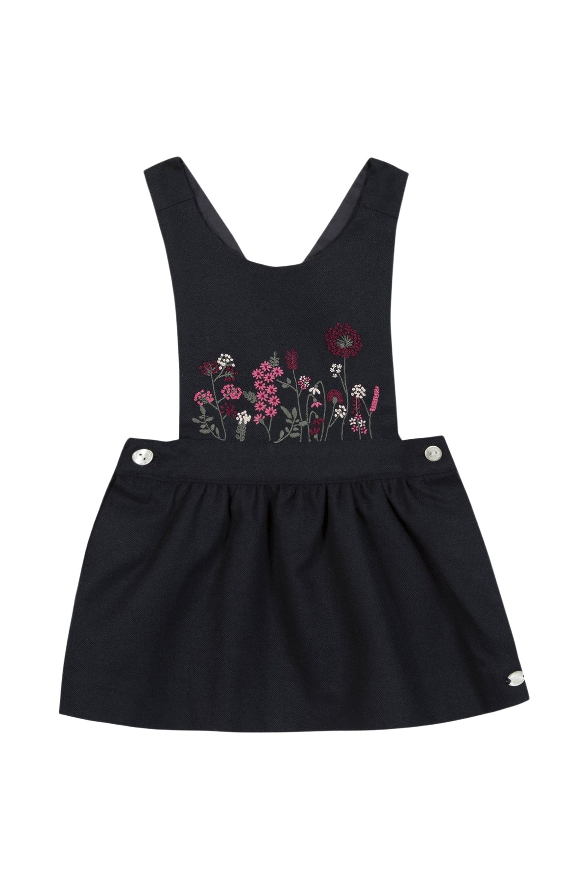 Robe - Marine à bretelles croisées