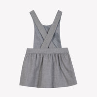 Gris Moyen Chiné / Robe - Gris Chiné À Bretelles Croisées