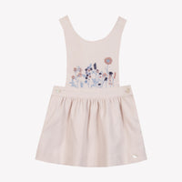 Robe - Rose pâle à bretelles croisées