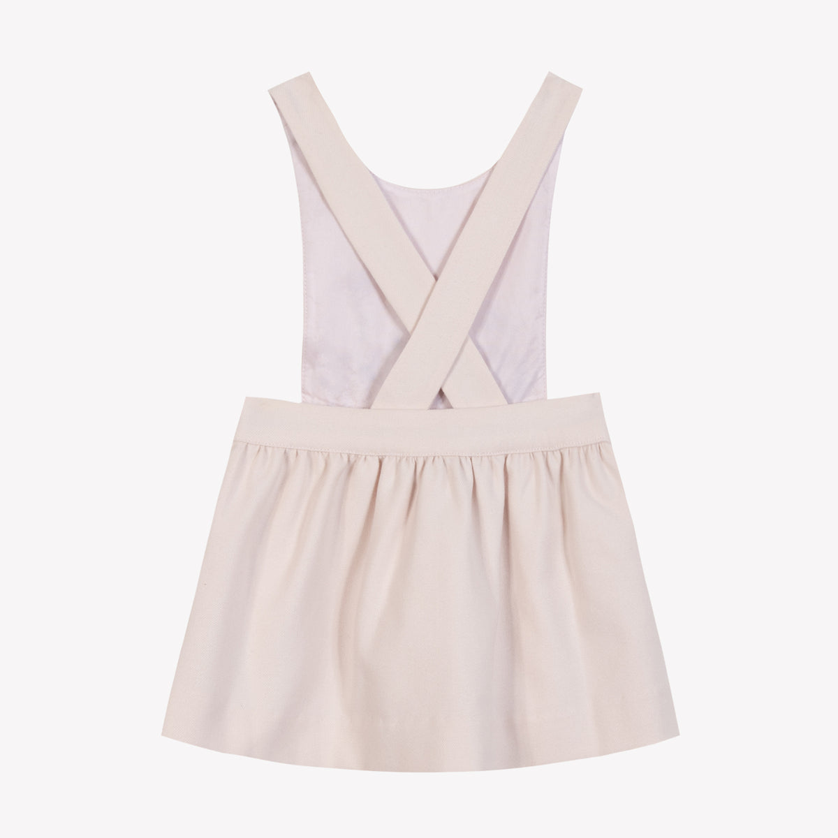 Robe - Rose pâle à bretelles croisées