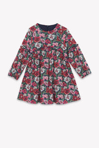Robe - Magenta tissu liberty