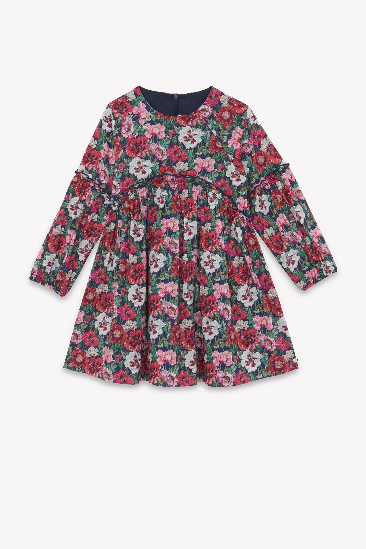 Robe - Magenta tissu liberty