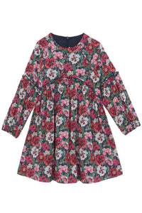 Robe - Magenta tissu liberty