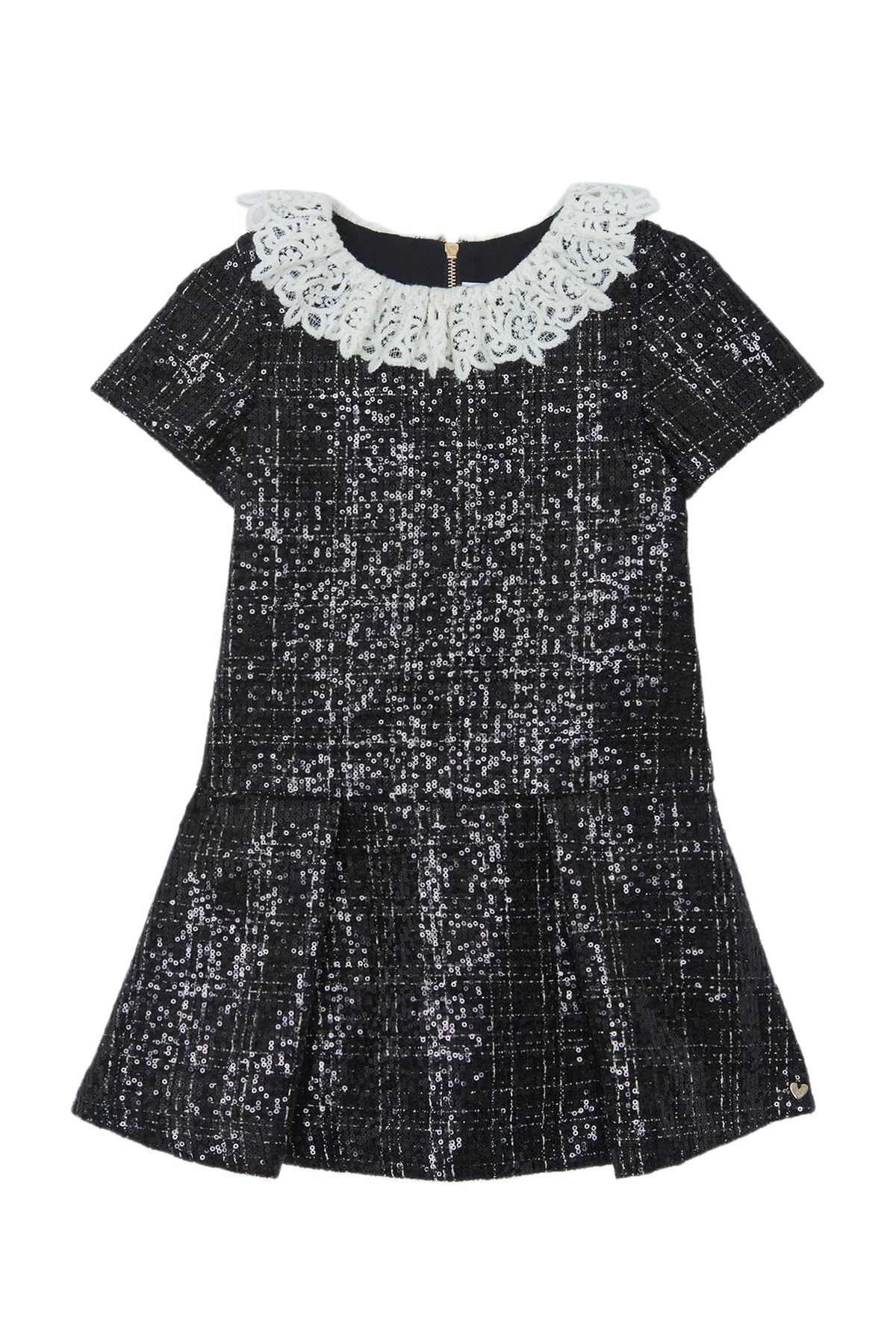 Robe - Noir tweed