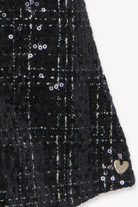 Noir / Robe - Noir Tweed