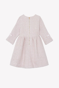 Rose Pâle / Robe - Rose Pâle En Tweed