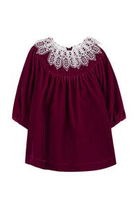 Robe - Prune en velours