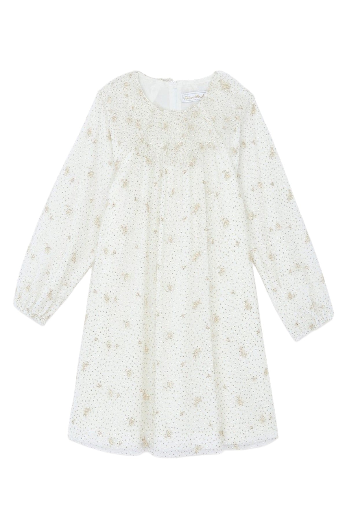 Robe - Ecru velours et tulle