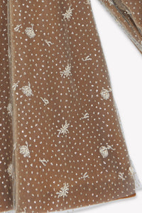 Bronze / Robe - Bronze Velours Et Tulle