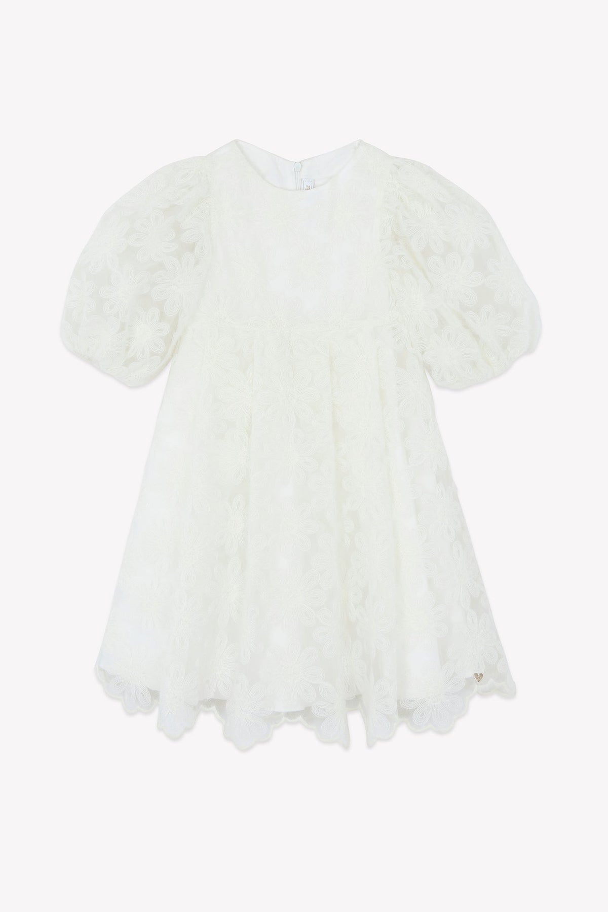 ZNO PICS // Robe - Ecru tulle fleuri