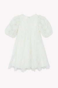 ZNO PICS // Robe - Ecru tulle fleuri
