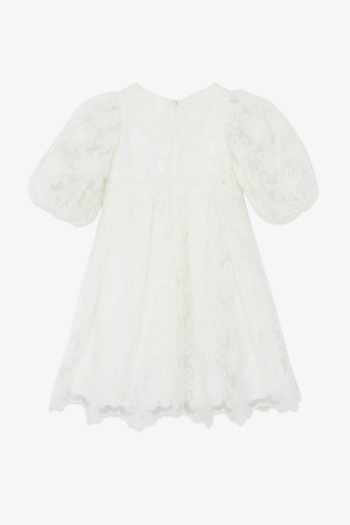 ZNO PICS // Robe - Ecru tulle fleuri