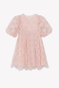 ZNO PICS // Robe - Rose poudré tulle fleuri