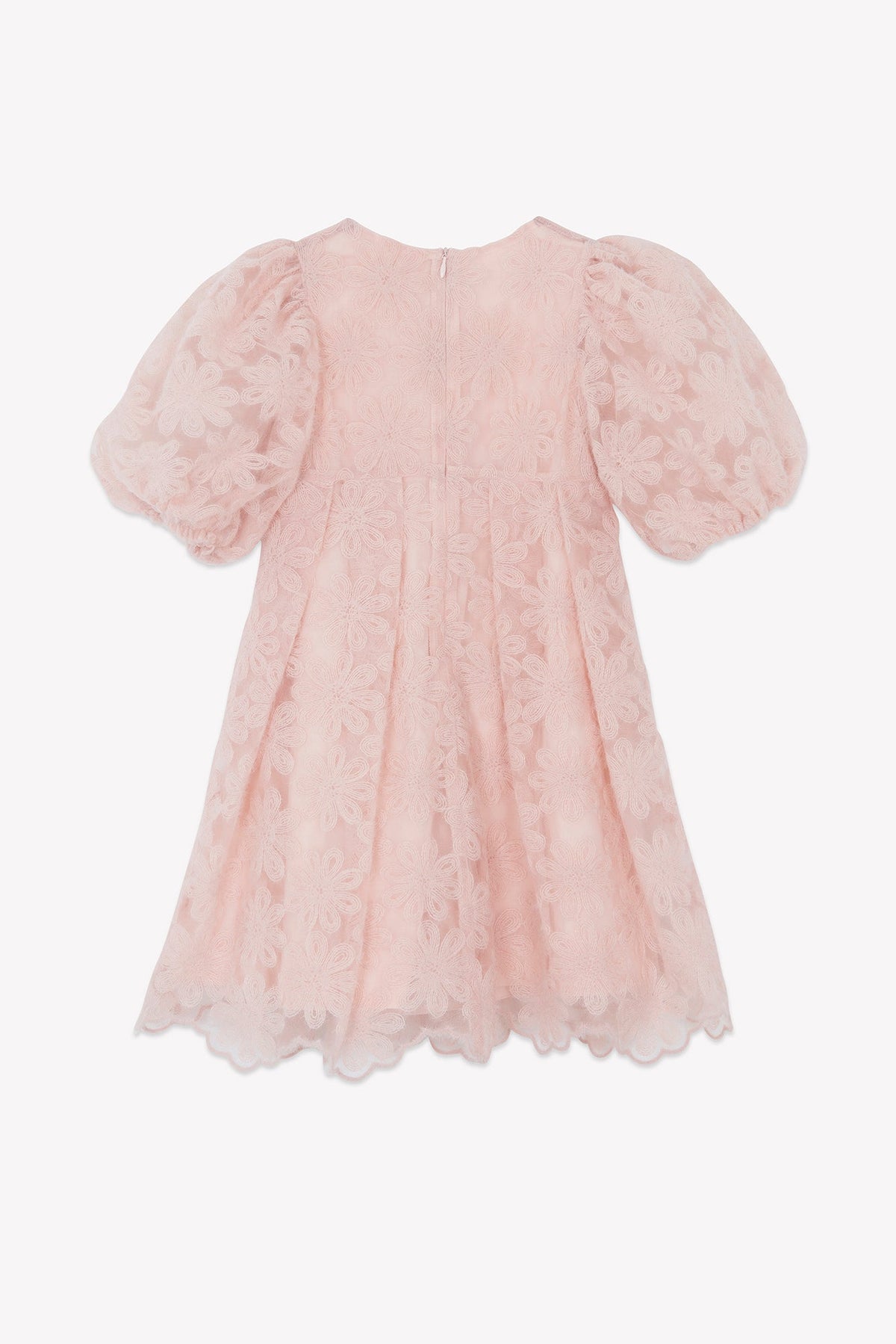 ZNO PICS // Robe - Rose poudré tulle fleuri