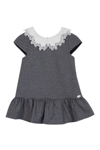 Robe - Marine vichy irisé