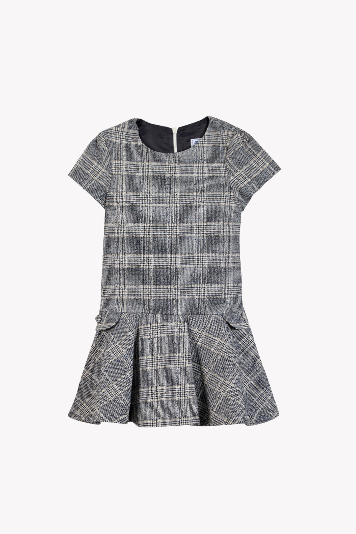 Robe - Marine en tweed