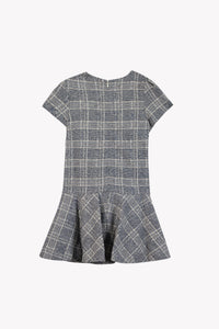 Robe - Marine en tweed