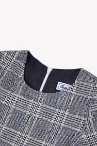 Robe - Marine en tweed