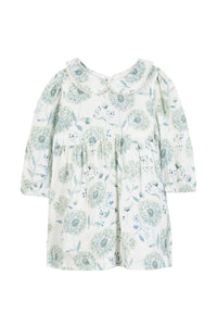 Robe - Emeraude illustration florale