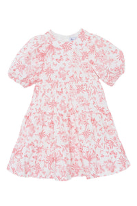 Robe - Praline inspiration Toile de Jouy