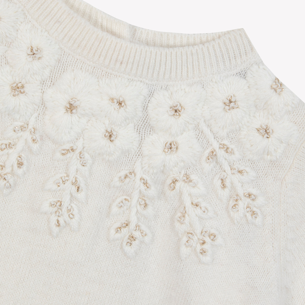Nacre / Robe - Ecru Broderies