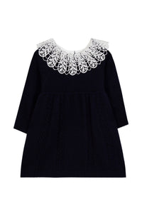 Robe - Marine en maille