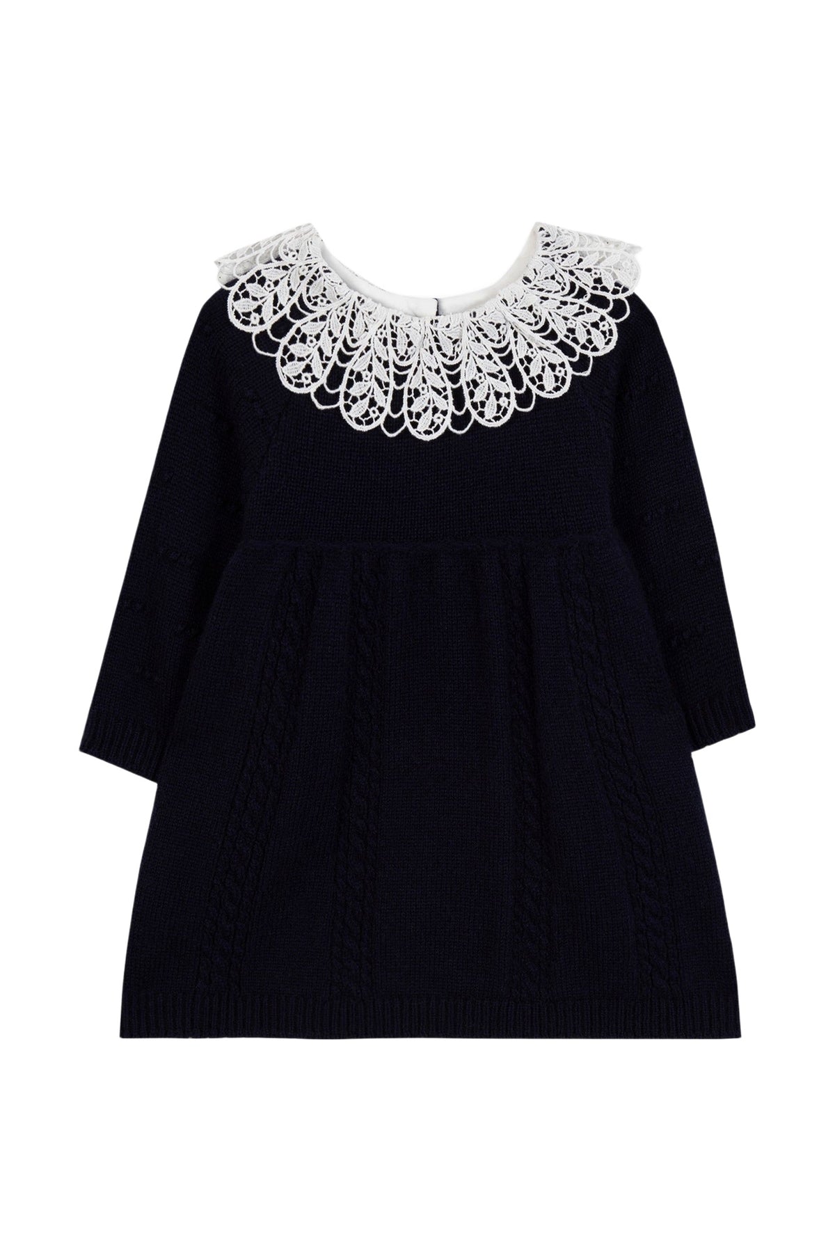 Robe - Marine en maille