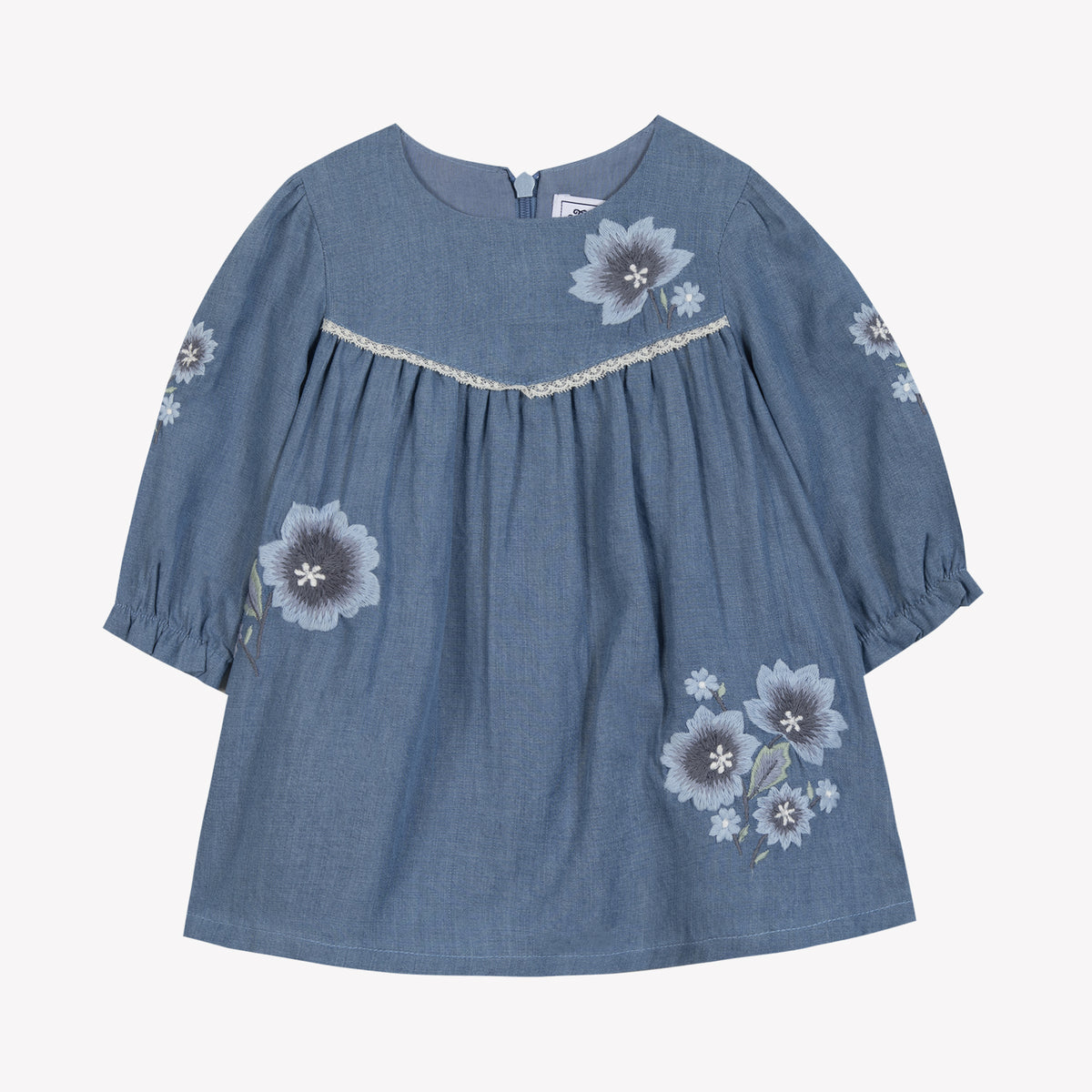 Chambray / Robe - Chambray Broderies