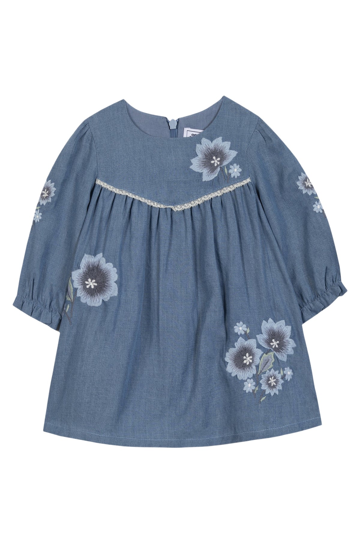 Robe - Chambray broderies