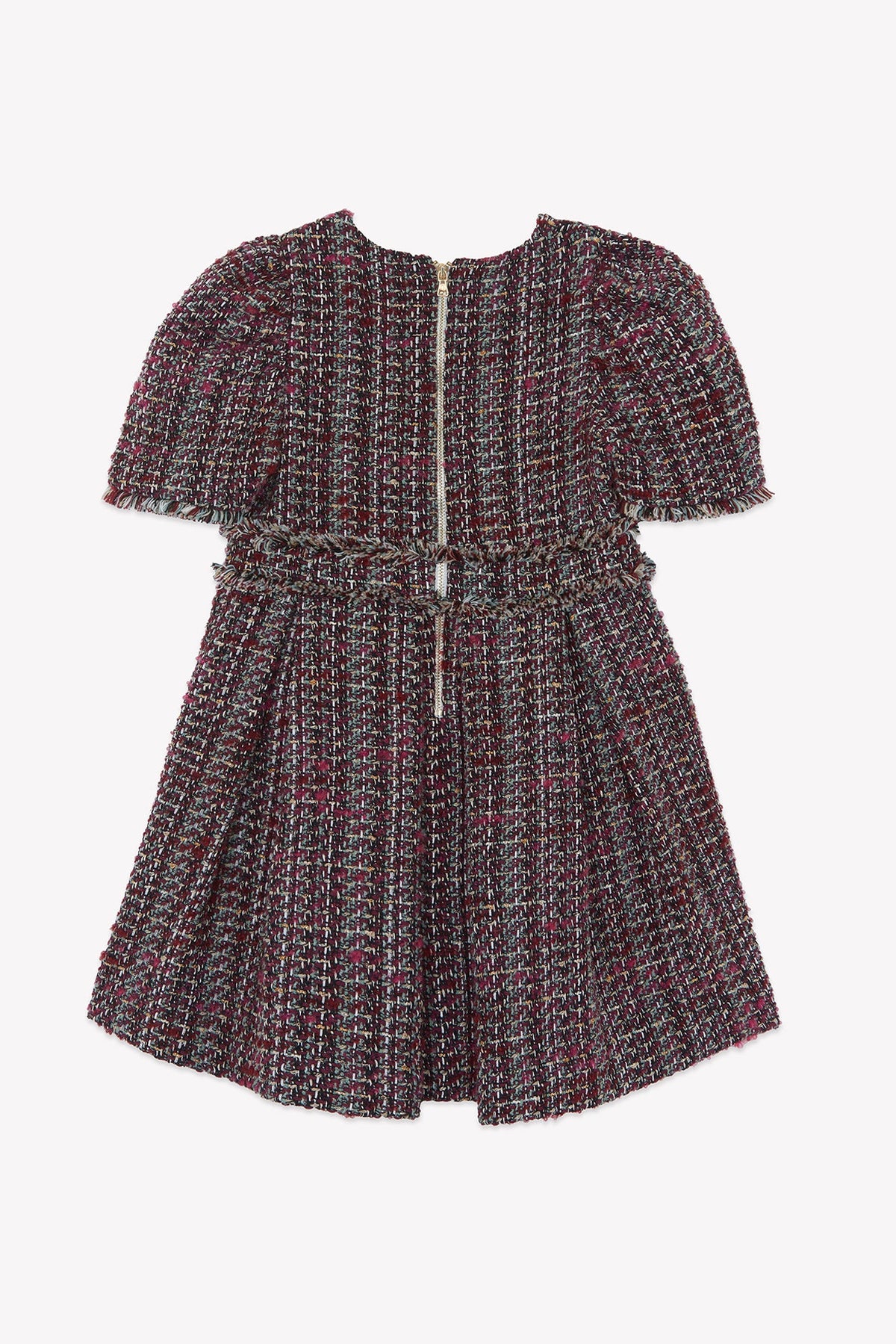Robe - Magenta en tweed