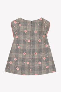 Gris Chiné / Robe - Gris Chiné Fleurs
