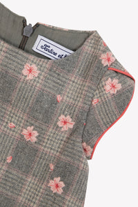 Gris Chiné / Robe - Gris Chiné Fleurs