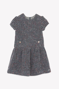 Gris Foncé / Robe - Gris Foncé En Tweed