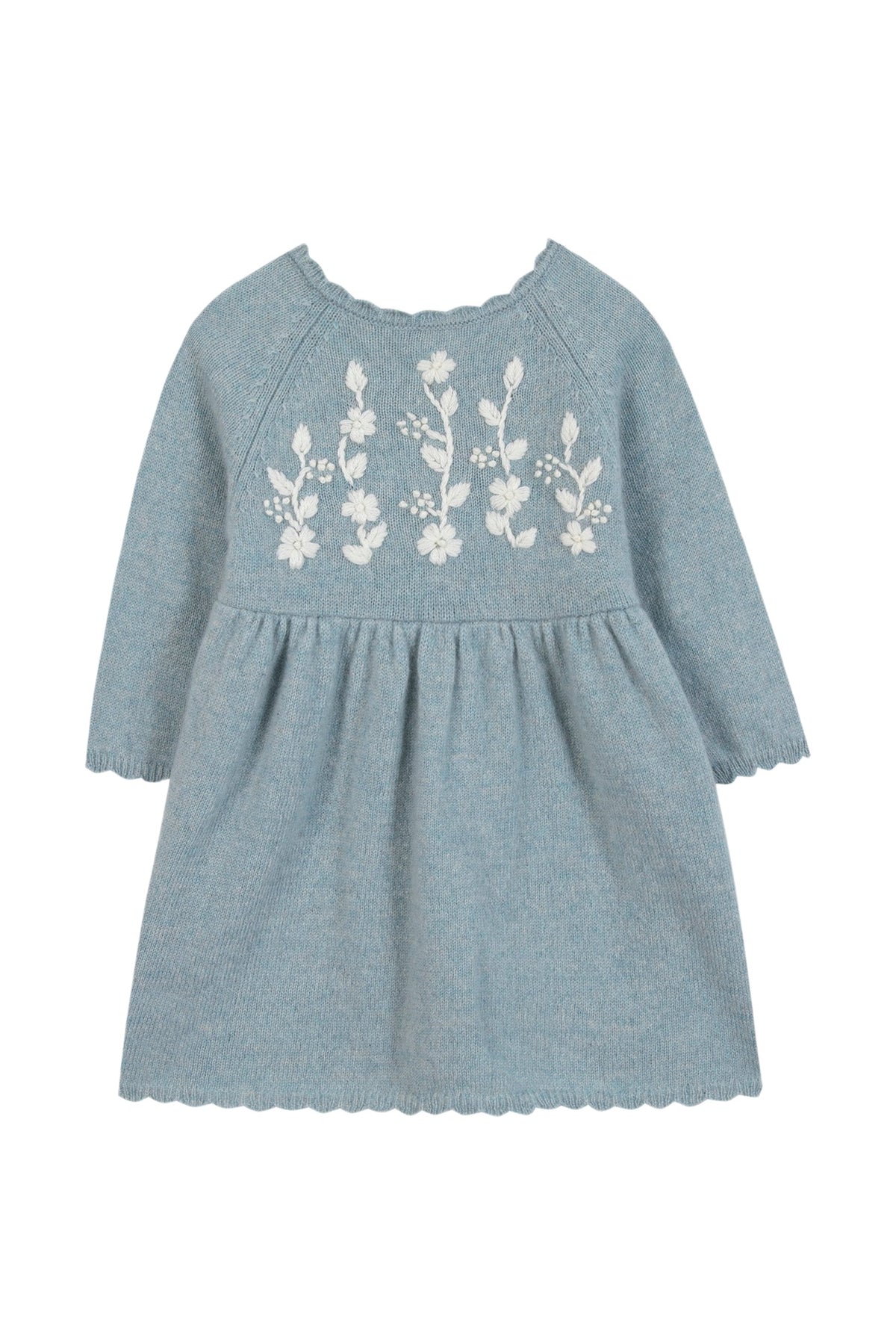 Robe - Vert d'eau en maille