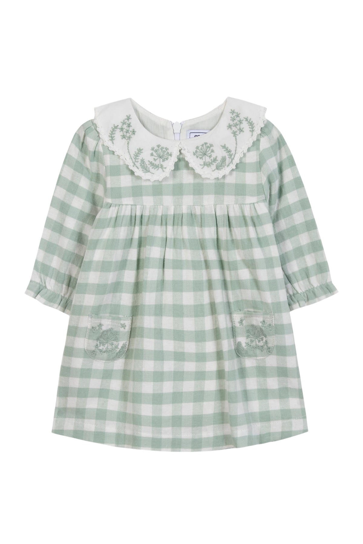 Robe - Vert d'eau vichy