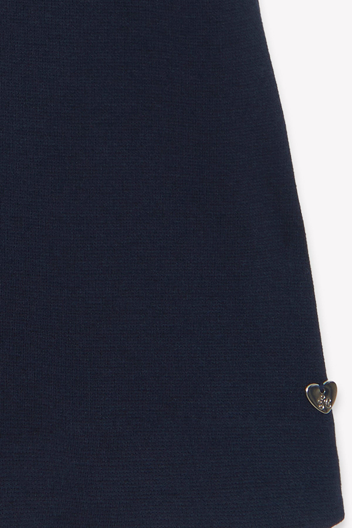Marine / Robe - Marine Col Volanté