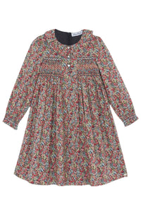 Robe - Tissu liberty manche smock