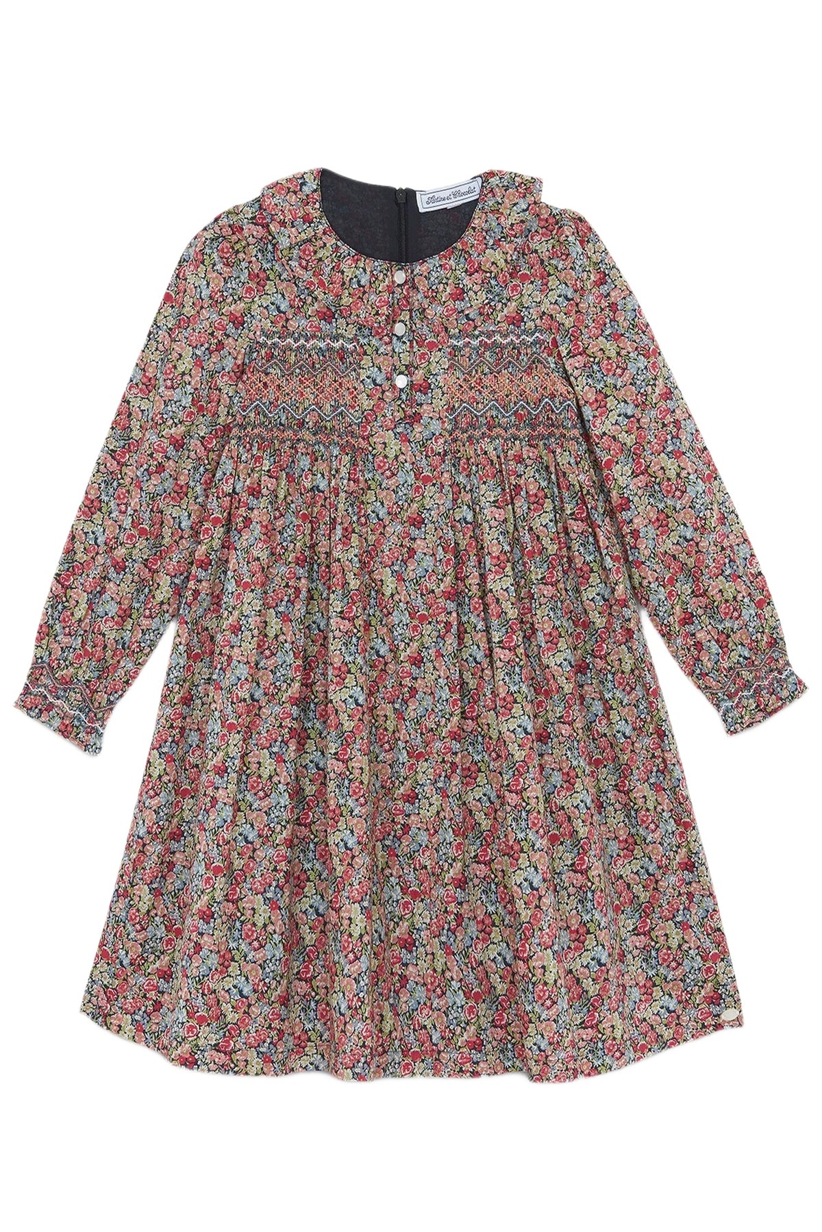 Robe - Tissu liberty manche smock