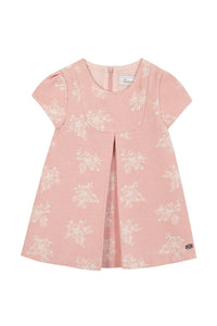 Robe - Rose poudré imprimé floral