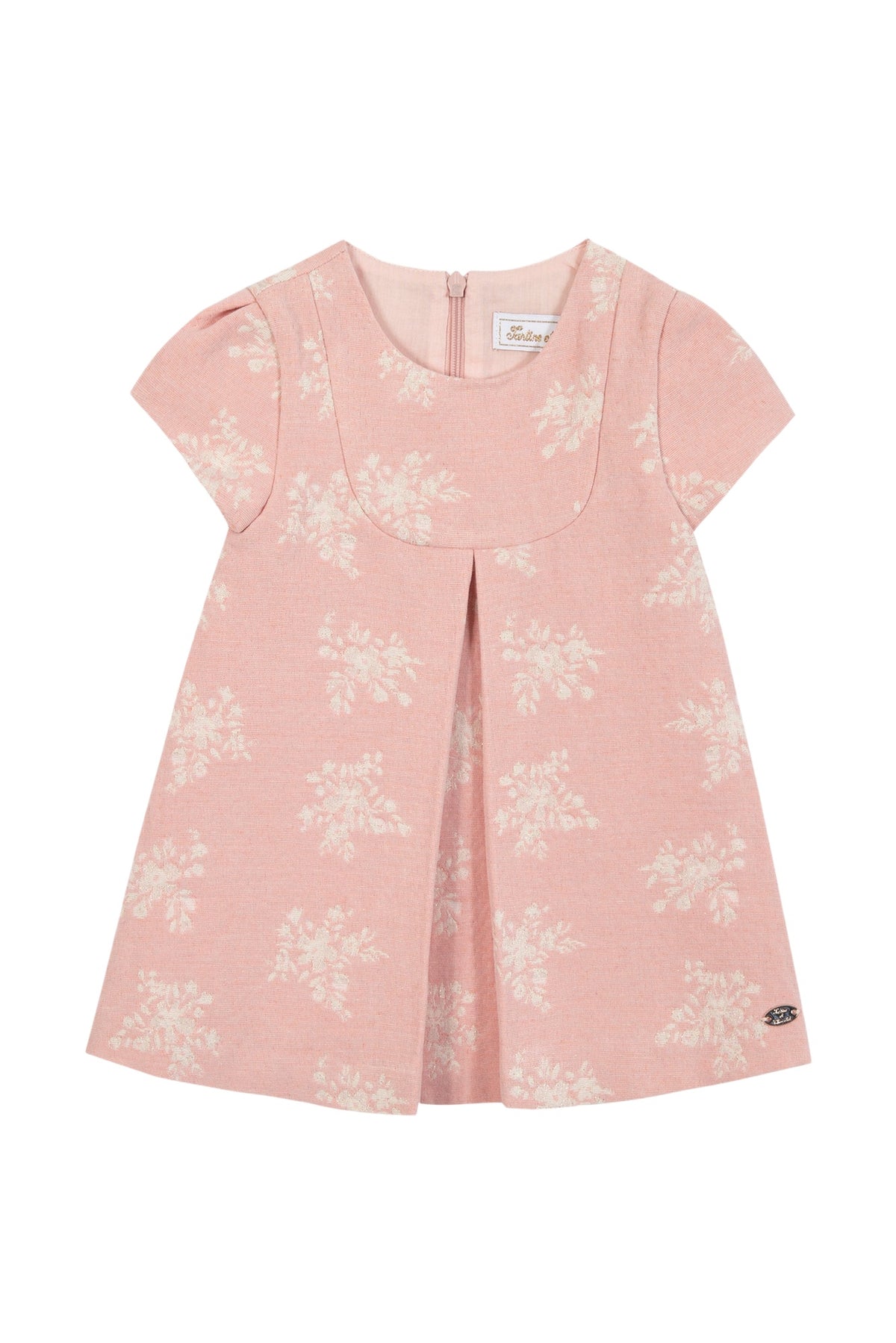 Robe - Rose poudré imprimé floral