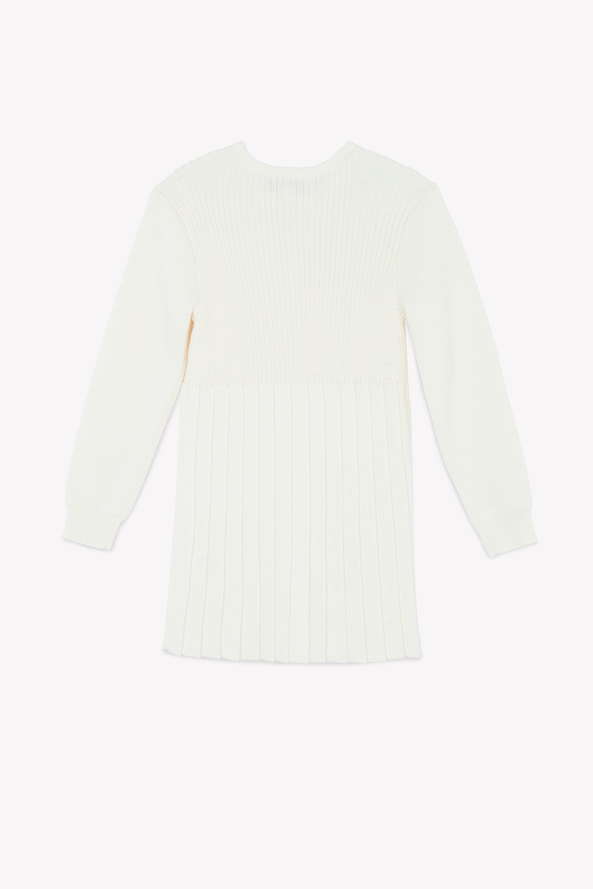 Nacre / Robe - Ecru En Maille