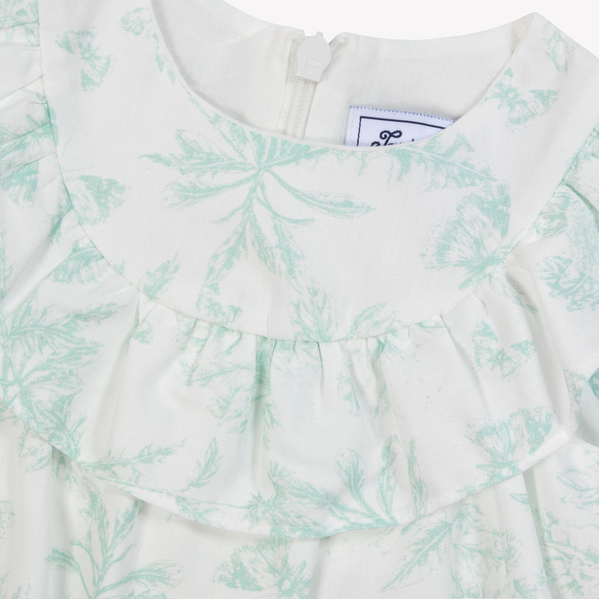 Vert D'Eau / Combinaison Longue - Vert D'Eau Inspiration Toile De Jouy