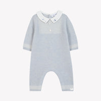 Bleu Céleste Chiné / Combinaison Longue - Bleu Céleste Smocks