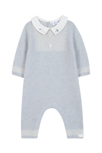 Combinaison longue - Bleu céleste smocks